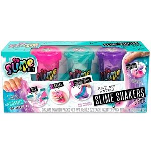 Slime DIY Slime Shaker Kit 3-Pack Cosmic Metallic